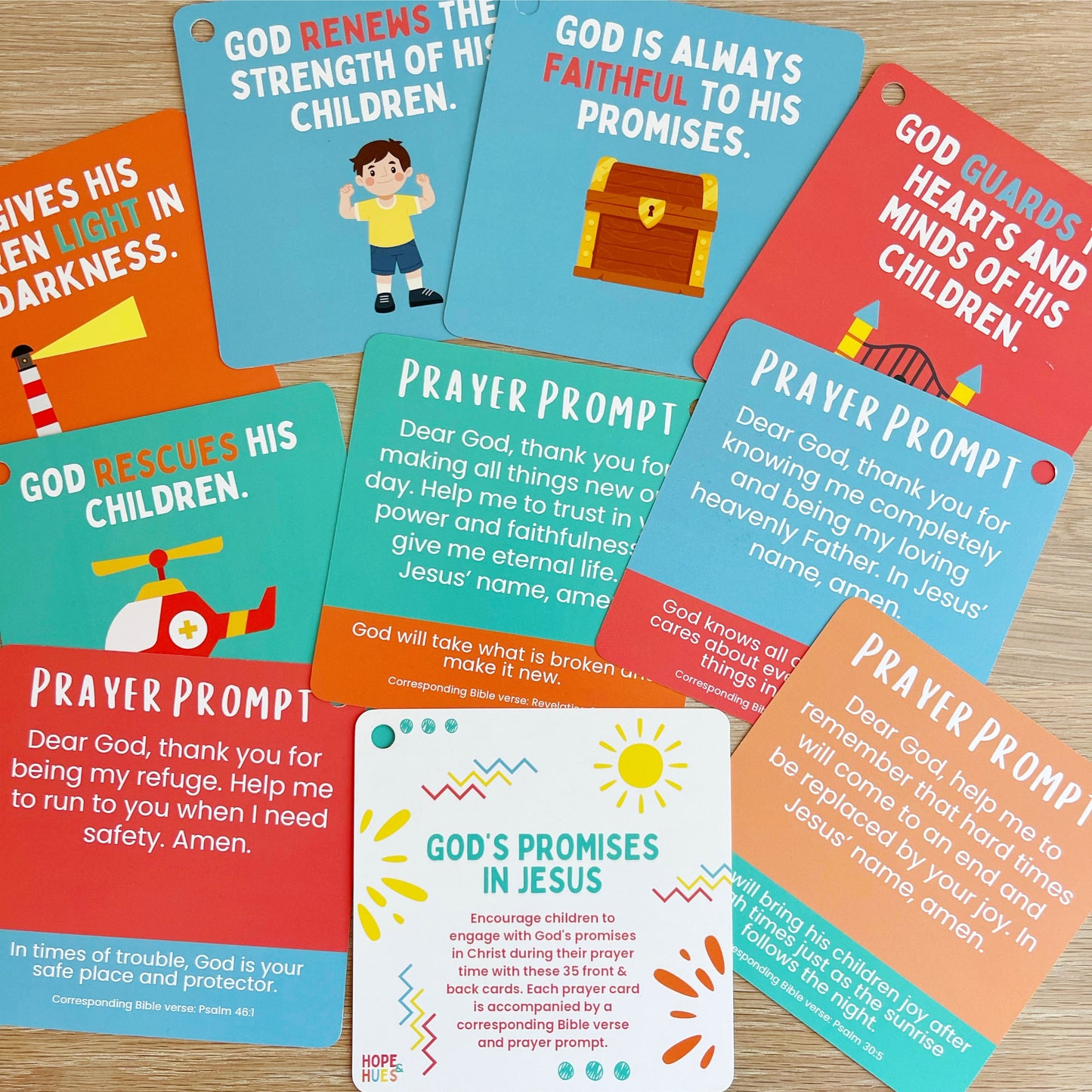 God's Promises in Jesus Prayer Cards